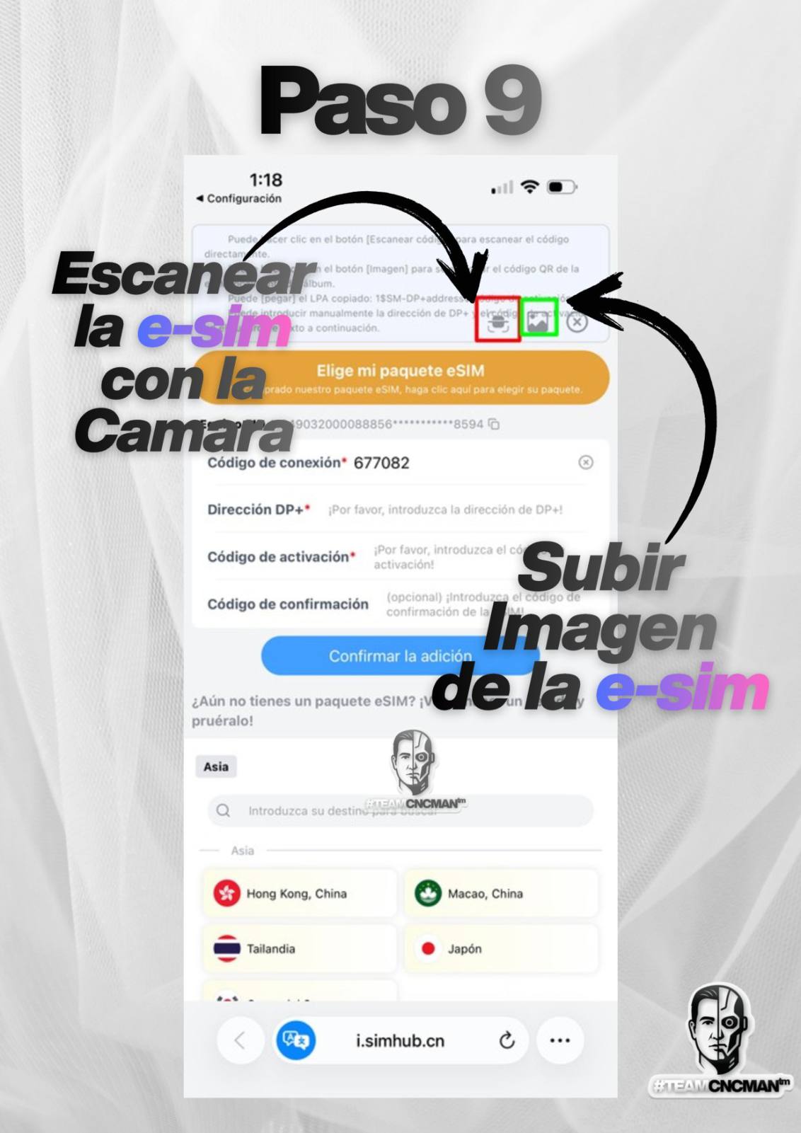 Configuración de e-SIM Flex MEP — página 10