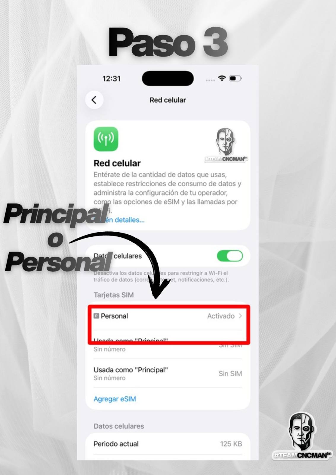 Configuración de e-SIM Flex MEP — página 4