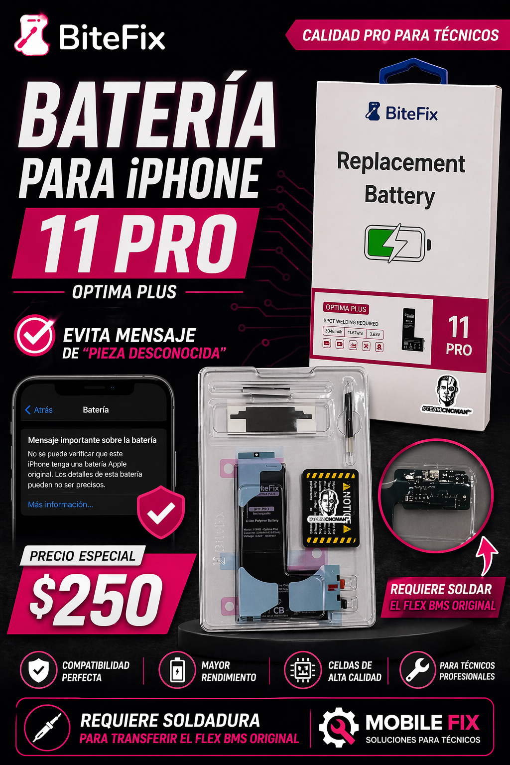 Batería iPhone 11 Pro