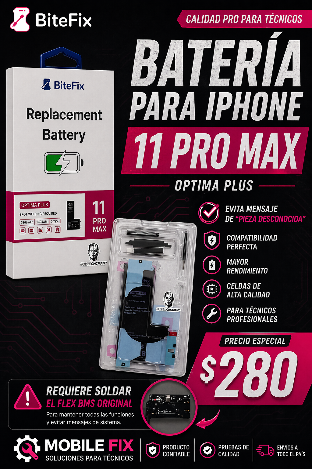 Batería iPhone 11 Pro Max
