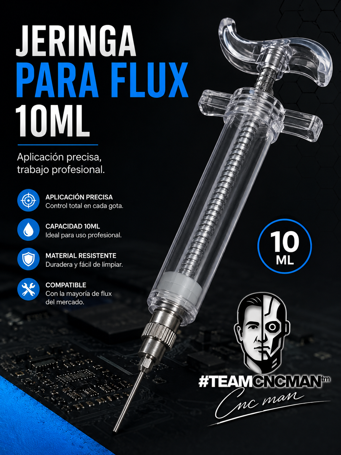 Jeringa para Flux 10ml