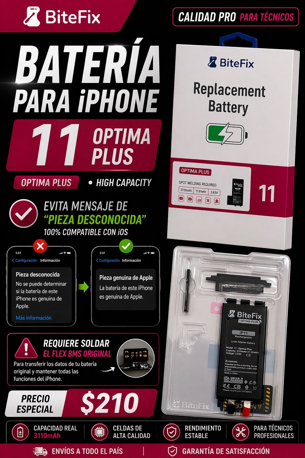 Batería iPhone 11