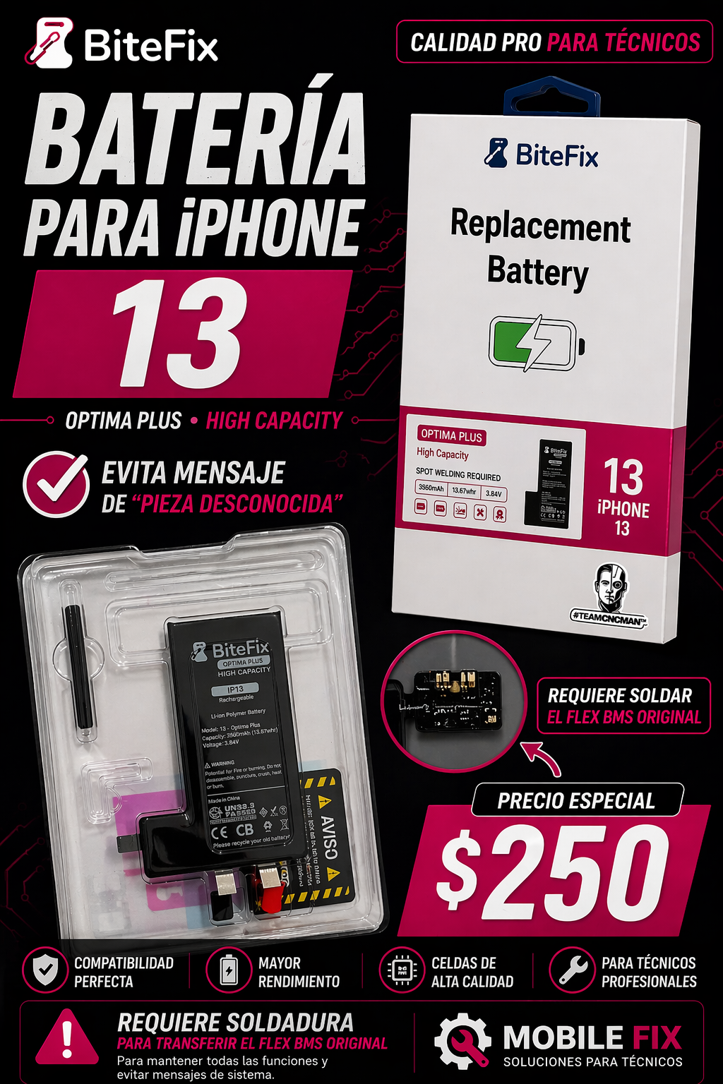 Batería iPhone 13