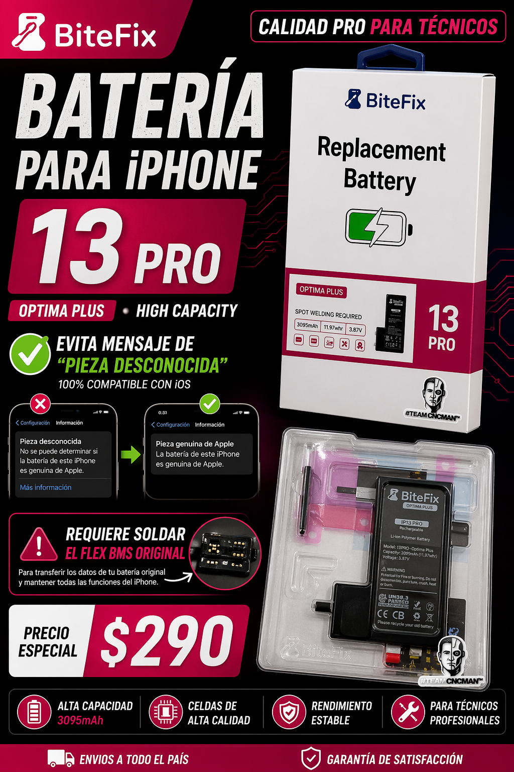 Batería iPhone 13 Pro